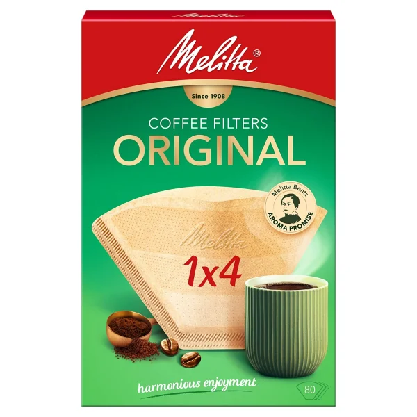 Melitta Original Kahverengi 1x4 Filtre Kahve Kağıdı 80'li - Görsel 6