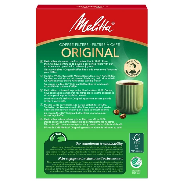 Melitta Original Kahverengi 1x4 Filtre Kahve Kağıdı 80'li - Görsel 2