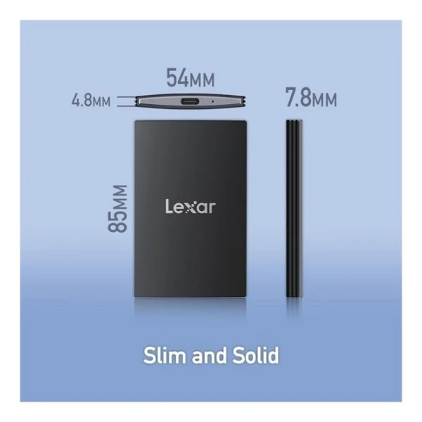 Lexar Sl500 Lsl500x002t-Rnbng USB 3.2 2 TB Taşınabilir SSD - Görsel 3
