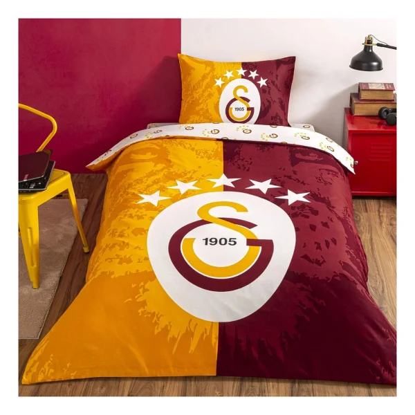 Taç Galatasaray 5 Yıldız Lisanslı Tek Kişilik Nevresim Takımı - Görsel 5