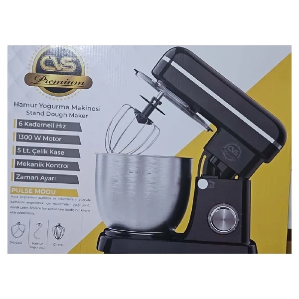 CVS DN 4658 1300 W 5 lt Hamur Yoğurma Makinesi - Görsel 5