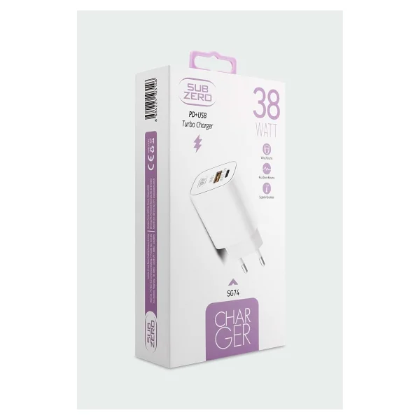 Subzero Sg-74 38 W Hızlı Şarj Adaptörü - Görsel 3
