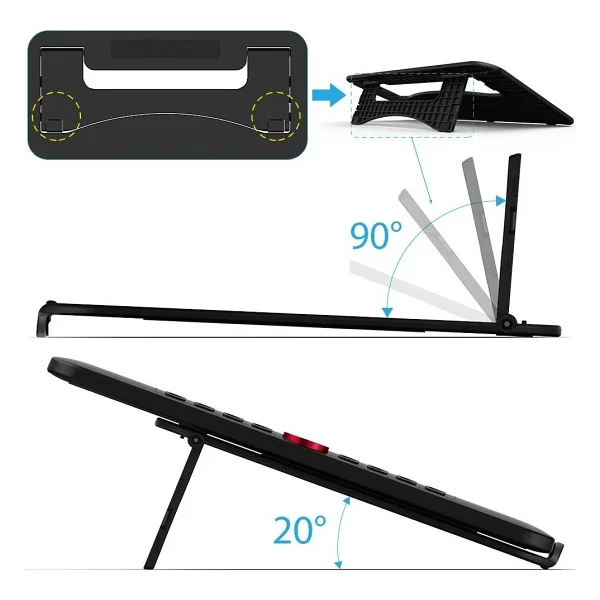 Xp-Pen Xp-Pen 15.6 İnçe Kadar Tabletler İçin Grafik Ekran Tablet Standı (Artist 15.6 And Artist 15.6 Pro) Siyah - Görsel 4
