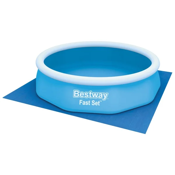 Bestway 58001 Yer Üstü Havuzlar İçin Koruyucu Zemin Örtüsü 3,05 M Mavi - Görsel 2