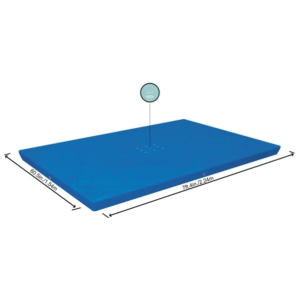 Bestway 58103 Dikdörtgen Havuz Örtüsü - 2,24 M X 1,54 M Yerüstü Havuzlar Için - Görsel 3