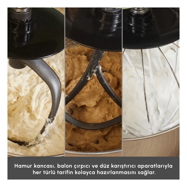 Karaca Mastermaid Chef Ultra D 2000 W Rose Gold 7 Lt Hamur Yoğurma Makinesi - Görsel 8