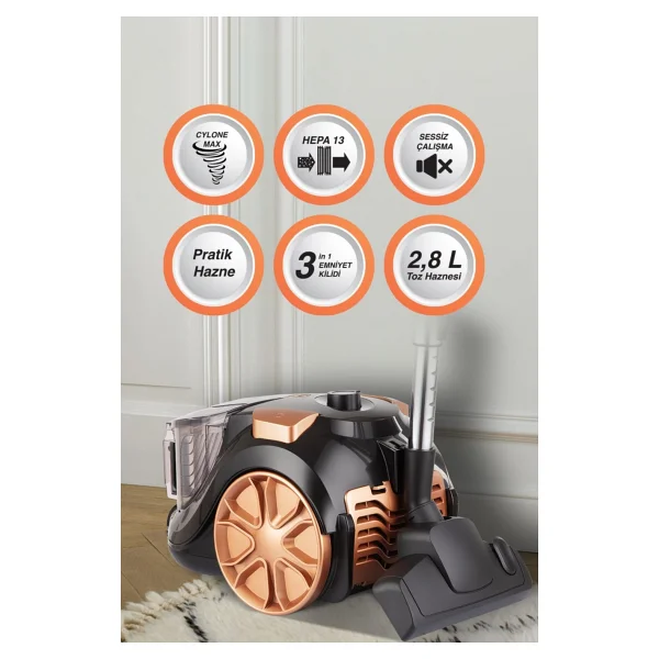 Sinbo Svc-8613 Toz Torbasız Elektrikli Süpürge - Görsel 6