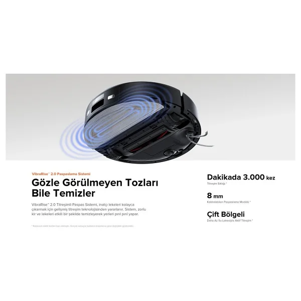 Roborock S8 Pro Siyah Akıllı Robot Süpürge - Görsel 5