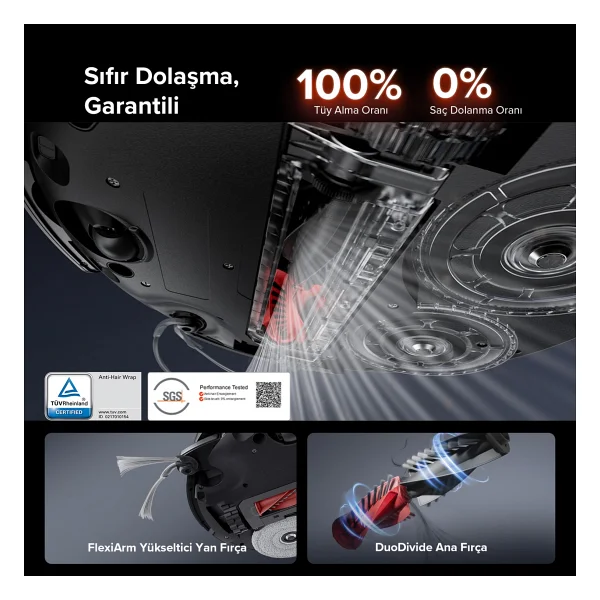 Roborock Saros 10r Çöp İstasyonlu Akıllı Robot Süpürge - Görsel 4