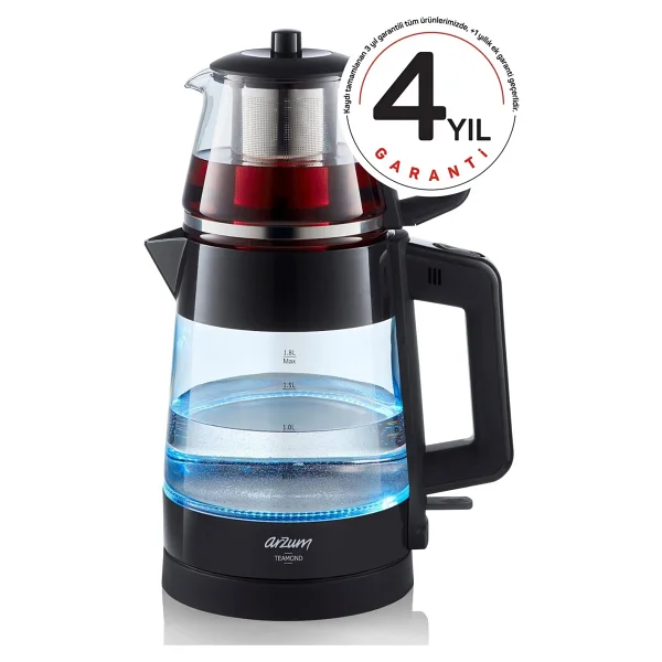 Arzum Ar3136 Teamond 1800 W Cam Çay Makinesi - Görsel 4