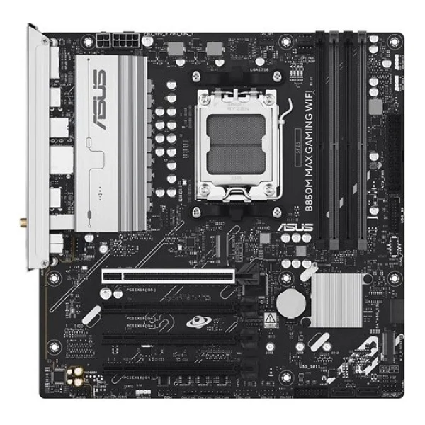 Asus B850m Max Gaming Wi-Fi AMD Am5 DDR5 Micro Atx Anakart - Görsel 2