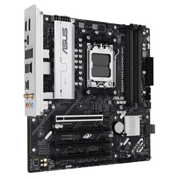 Asus B850m Max Gaming Wi-Fi AMD Am5 DDR5 Micro Atx Anakart - Görsel 3
