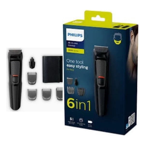 Philips Traş Makinası Islak Kuru 6+1 Başlık -Saç-Sakal- Vucüt - Kablosuz Kullanım- Delux 2022 Seri - Görsel 2
