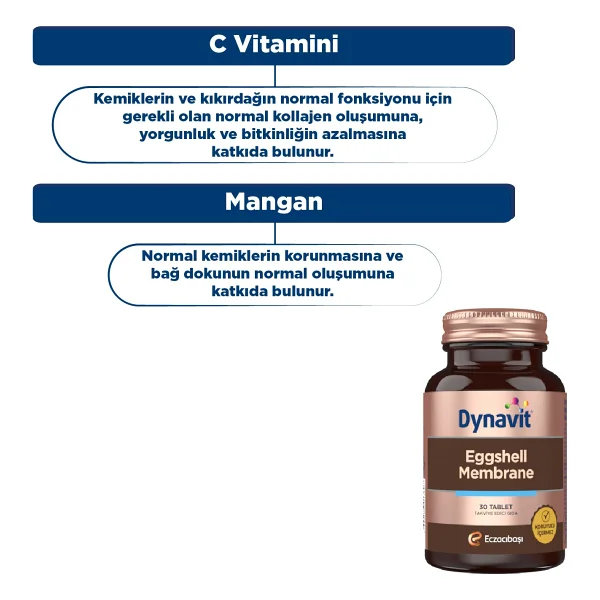 Dynavit Eggshell Membrane 30 Tablet - Görsel 5