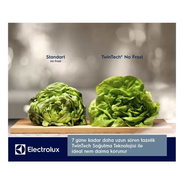 Electrolux LNT7MD58W TwinTech Kombi No Frost Buzdolabı - Görsel 3