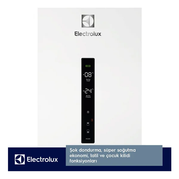Electrolux LNT7MD58W TwinTech Kombi No Frost Buzdolabı - Görsel 4