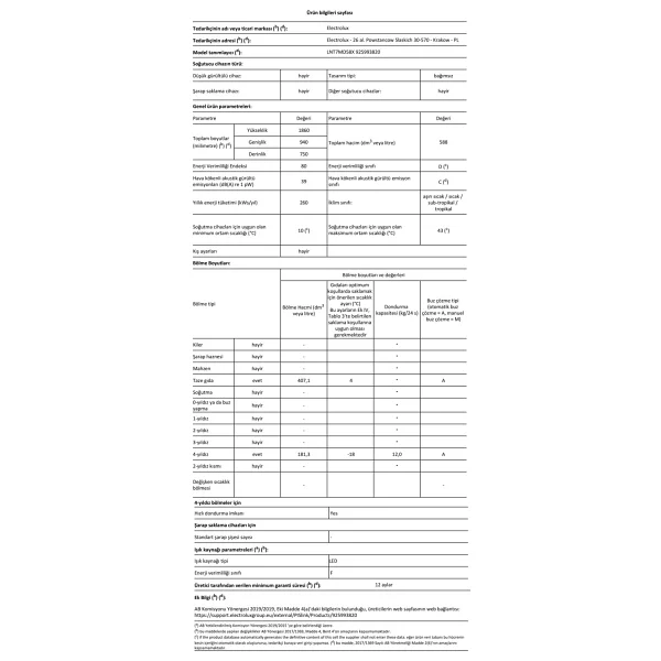 Electrolux Lnt7md58x Kombi No Frost Buzdolabı - Görsel 7