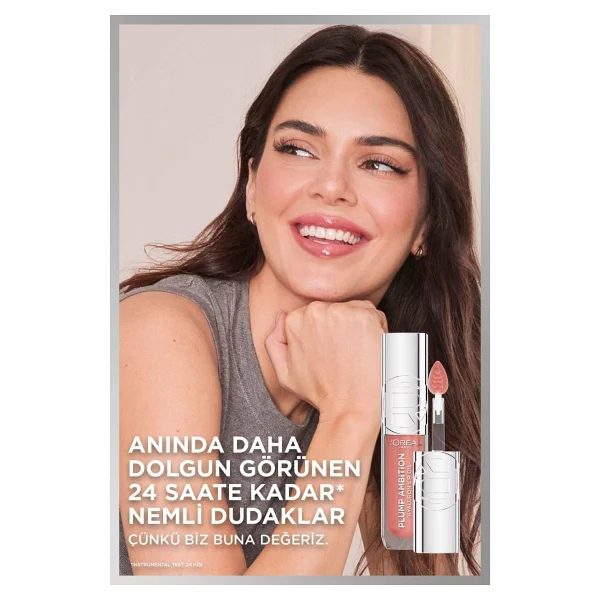 L'oreal Paris Plump Ambition Hyaluron Nemlendirici 490 Berry Jolie Dudak Parlatıcısı - Görsel 3