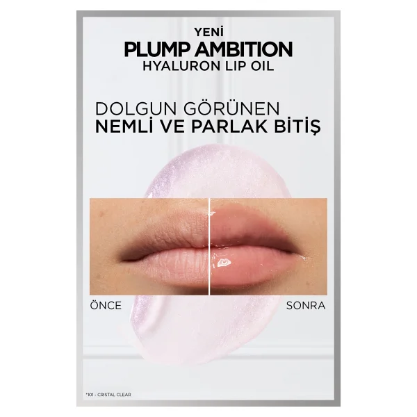 L'oreal Paris Plump Ambition Hyaluron Nemlendirici 490 Berry Jolie Dudak Parlatıcısı - Görsel 6