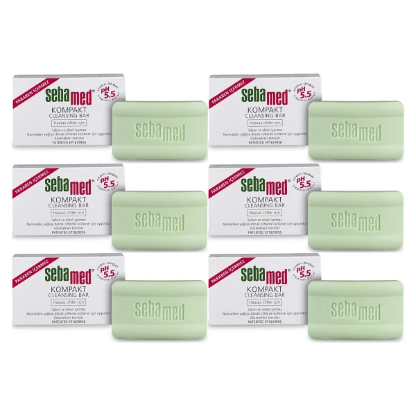 Sebamed Hassas Ciltler İçin 100 Gr 6 Adet Kompakt Sabun - Görsel 5