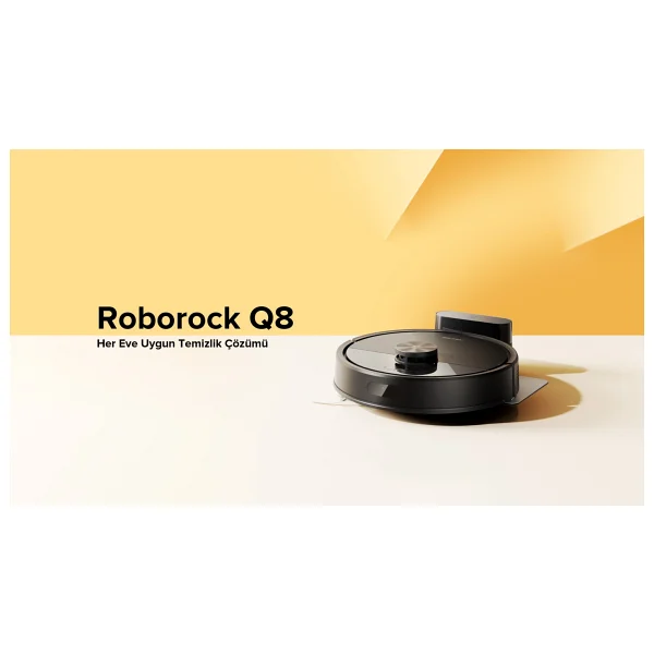 Roborock Q8 Siyah Akıllı Robot Süpürge - Görsel 4