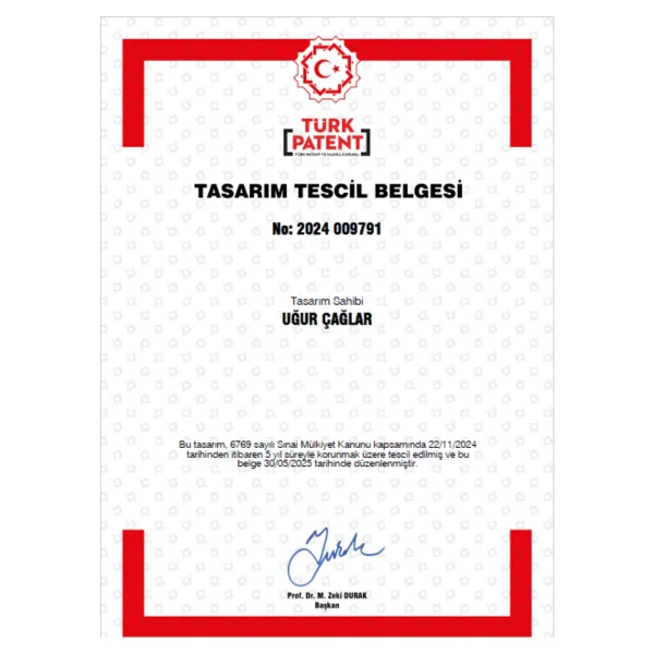 Bright Paslanmaz Çelik Kesme Tahtası ( Gömme Ayaklı - 304 )Patentli - Antibakteriyel - Görsel 5