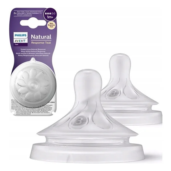 Philips Avent Scy963/02 Natural Response No:3 1 Ay+ 2'li Biberon Emziği - Görsel 10