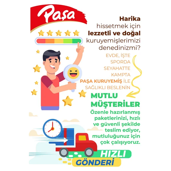 Paşa Kuruyemiş Kavrulmuş Karışık Kuruyemiş 250 Gr 3'lü - Görsel 4