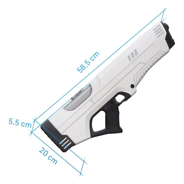 Şarjlı Su Tabancası Otomatik Dolum T-09 - Beyaz - Görsel 5