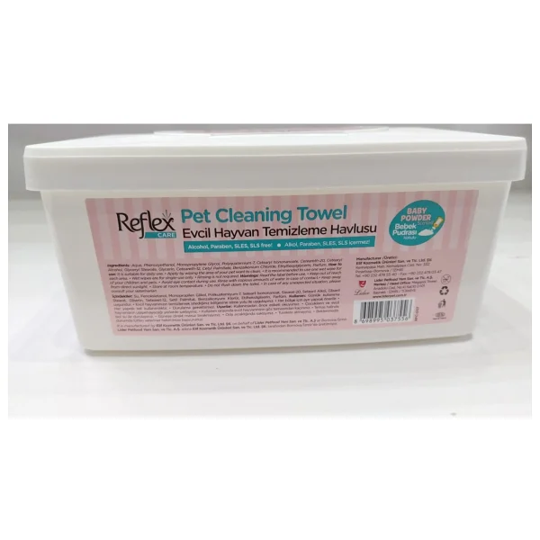 Reflex Care Kedi & Köpek Temizleme Mendili 100 Lü Alkol Ve Paraben İçermeyen Ph7 - Görsel 2