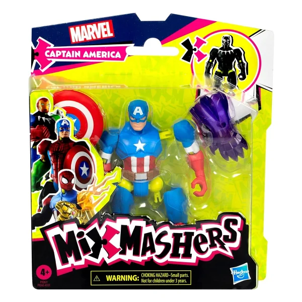 Marvel Mixmashers Captain America Aksiyon Figürü F9265-F9267 - Görsel 2