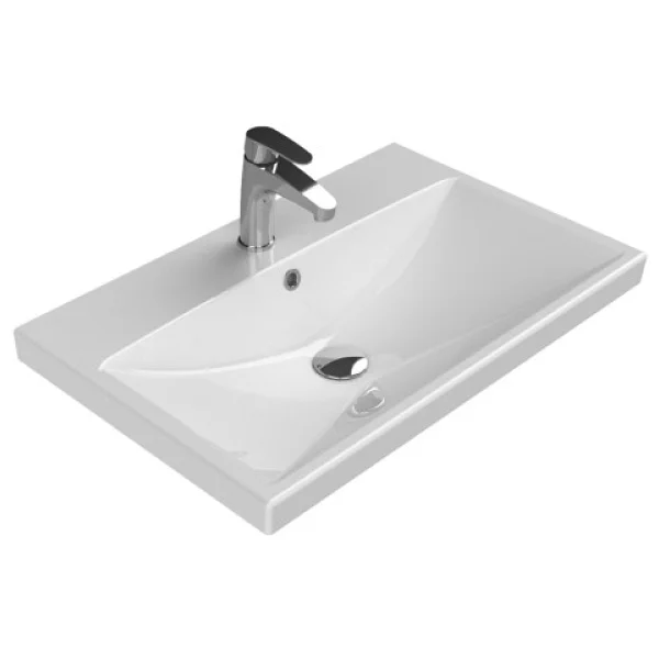 Turkuaz Seramik Elite 70x45 Cm Etajerli Lavabo - Görsel 3