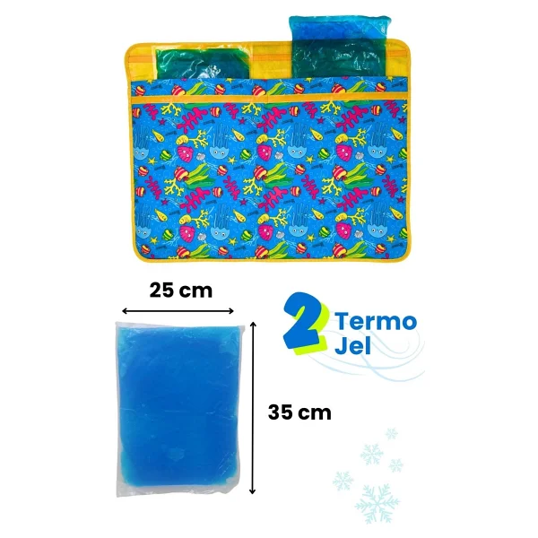 Havhav Serinletici Köpek Minderi 70x50 Cm - 2 Jel Dahil Su Geçirmez Ve Katlanabilir Kumaş - Mavi - 70 X 50 Cm - Görsel 3