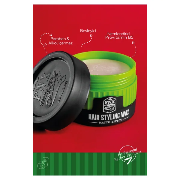 Fnx Barber Matte Effect Wax 150 ml - Görsel 3