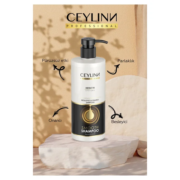Ceylinn Keratin Smooth Şampuan 500 ML - Görsel 3