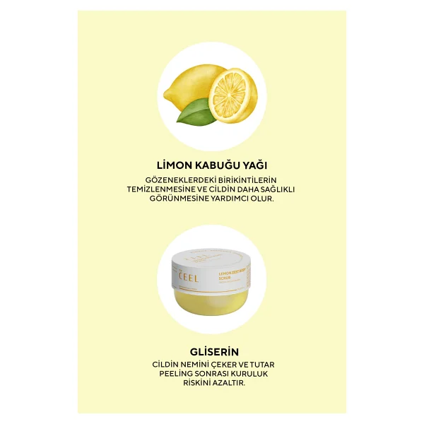 The Ceel Limon Özlü 275 Gr Vücut Peelingi - Görsel 3