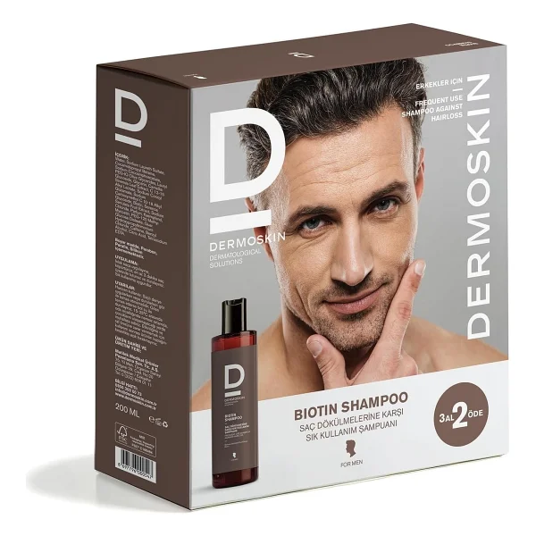 Dermoskin Biotin Şampuan 3 Al 2 Öde Kofre Erkek 1 Paket (1 x 200 Ml) - YOK - Görsel 3