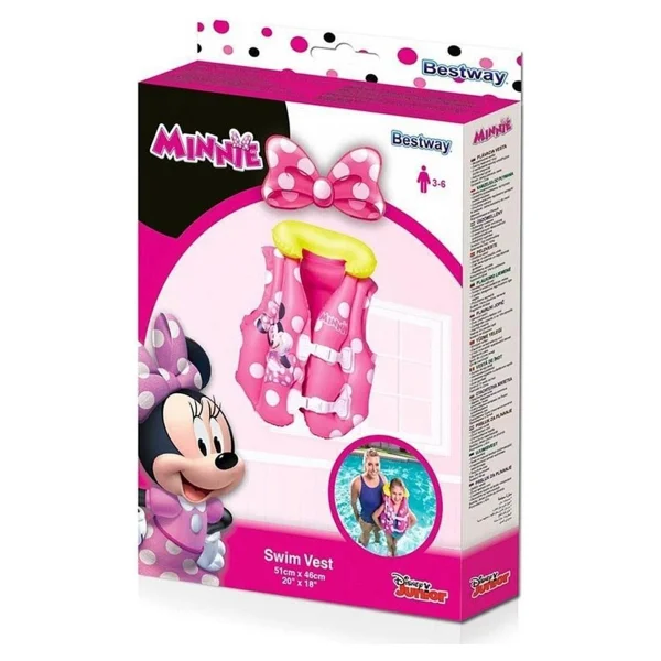 Bestway 91070 51x46 Cm Minnie Mouse Can Yeleği - Görsel 2