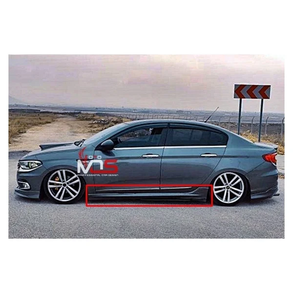 Fiat Egea Uyumlu Marşpiyel Sağ Sol Takım Fiberglass Boyasız - Görsel 4