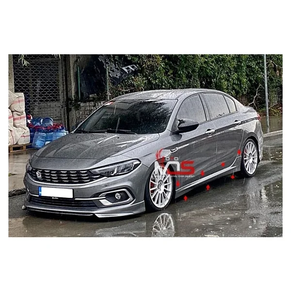 Fiat Egea Uyumlu Marşpiyel Sağ Sol Takım Fiberglass Boyasız - Görsel 5
