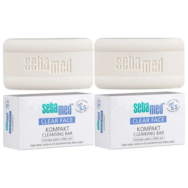 Sebamed Clear Face Sivilce Ve Akne Karşıtı 100 Gr 2 Adet Kompakt Sabun - Görsel 6