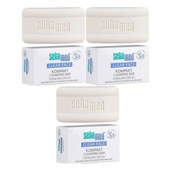 Sebamed Clear Face Sivilce Ve Akne Karşıtı 100 Gr 3 Adet Kompakt Sabun - Görsel 6