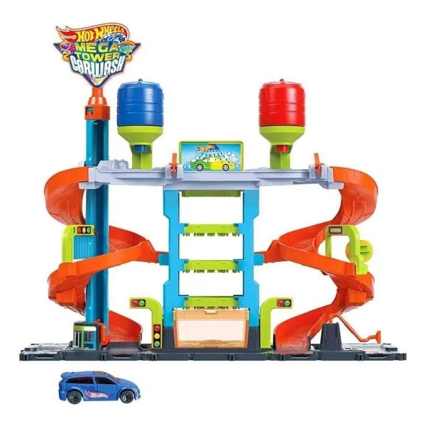 Hot Wheels Mega Araba Yıkama Kulesi Hdp05 - Görsel 8