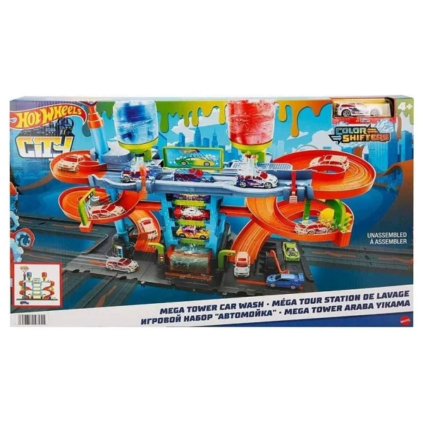 Hot Wheels Mega Araba Yıkama Kulesi Hdp05 - Görsel 4