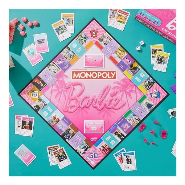Monopoly Barbie G0038 - Görsel 3