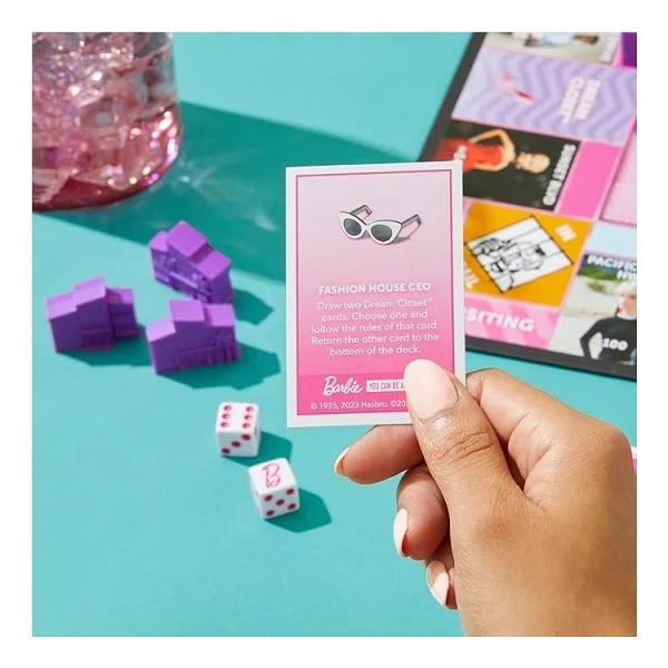 Monopoly Barbie G0038 - Görsel 4