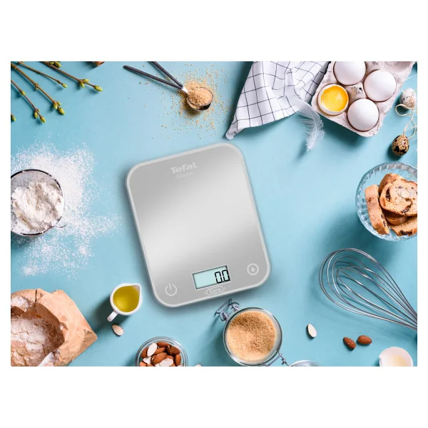 Tefal Optiss Gümüş Elektronik Mutfak Tartısı - Gri - Görsel 4