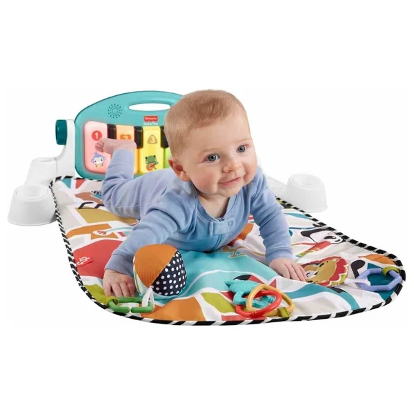 Fisher Price Neşeli Hayvanlar Piyanolu Jimnastik Merkezi Hwy49 - Görsel 2