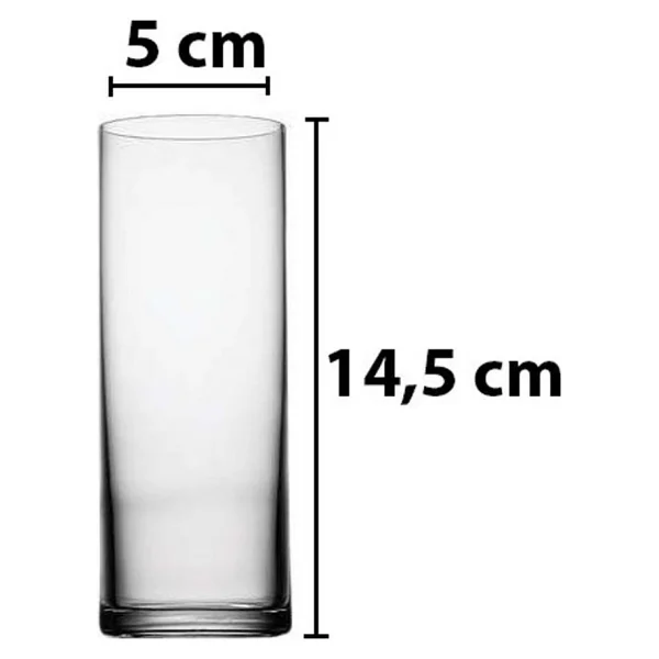 Paşabahçe Nude Kristal Rakı Bardağı F&D 6'lı Anason 64007 260 Cc - Şeffaf - Görsel 2
