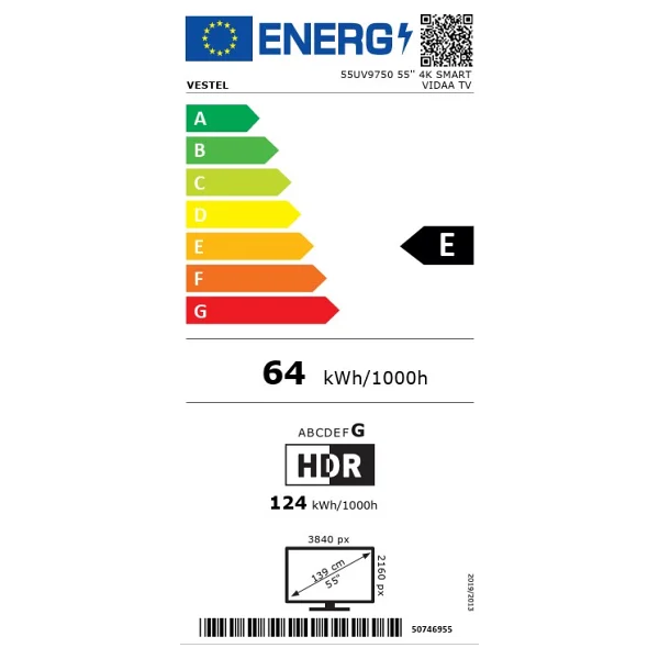 Vestel 55uv9750 4K Ultra HD 55'' 140 Ekran Uydu Alıcılı Smart LED TV - Görsel 4
